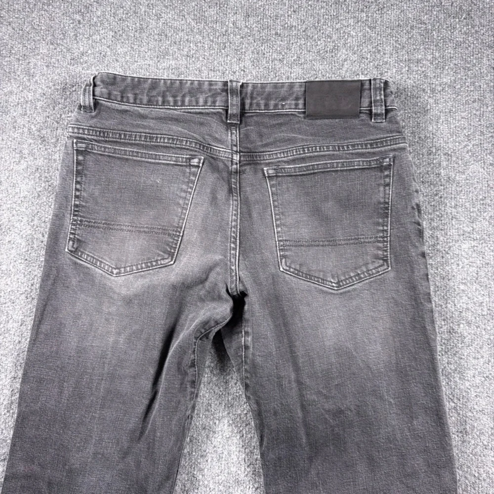 prAna Jeans Mens 32 x 32 Gray Organic Cotton Stretch Straight Leg Denim Pants